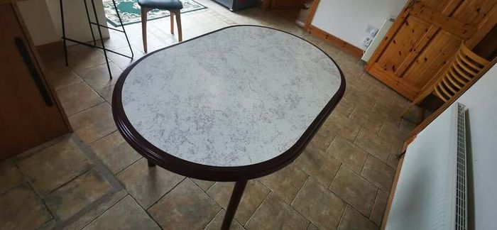 Dining table and matching chair