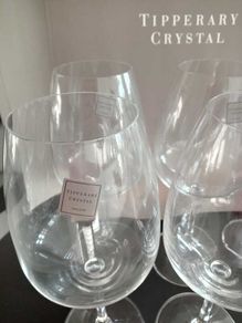 Tipperary Crystal 6 Wine Glasses