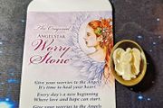 Angel Worry Stone Angelstar With Lovely Envelope Unusual Gift
