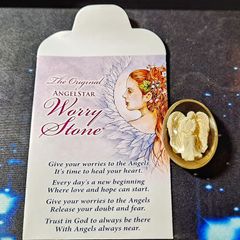 Angel Worry Stone Angelstar With Lovely Envelope Unusual Gift
