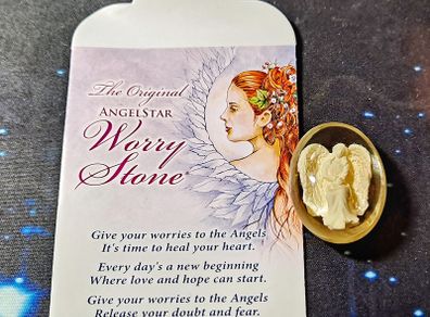 Angel Worry Stone Angelstar With Lovely Envelope Unusual Gift