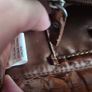 Vintage United Colors of Benetton Croc-Effect Handbag Y2K Style Image 4