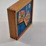 Wood blocks  vintage made in DDR mosaic Image 3