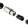 Neutrik Cable XLR Connector, Straight, 50V, 4 Way, Silver over Nickel Plating Image 5