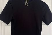 H&amp;M black gym top size S with Drymove