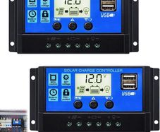 2PCS Solar Charge Controller 30A 12V 24V LCD