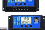 1. 2 Pack 30A Solar Panel Charge Controller 12V 24V