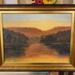 painting Original oil on canvas by Irish artist Eilish O'Mahony of Louth,