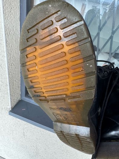 Doc Marten Boots, Black 8 hole, good condition