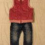 Name It Fleece lined Warm Gilet Jacket And Next Jeans Image 9
