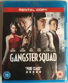 Gangster Squad [2013] Josh Brolin, Ryan Gosling, Nick Nolte, Emma Stone & Sean Penn [Blu-ray Movie]