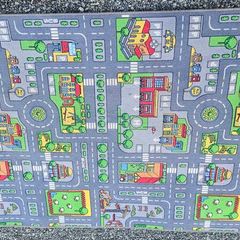 Kids city play mat