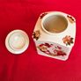 Mason's Ironstone  , Brown Velvet Square Lidded Canister , Ginger Jar    Vintage Image 5