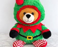 New Christmas Elf Teddy Bear Plush