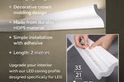 LED Lighting Coving DL50 Indirect LED Ceiling Moulding  2m Length