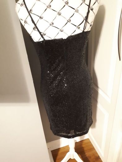 Black Sequince Dress "As New" Size 10-12