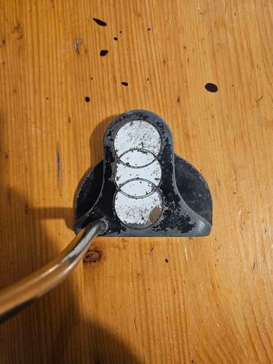 Masters Black Diamond Left Handed Putter In Fair Condition   See Photos For Same.