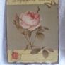 Vintage Enamel Rose Wall Plaque Image 2