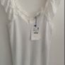 cami top size large Zara white with lace Image 2