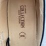 Navy patent leather wedge shoes Image 3