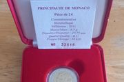 Monaco proof 2011 2 euro coin.