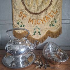 Job Lot of Vintage & Antique Silverplate