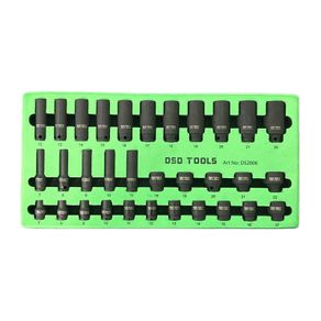 DSD Tools 32-Piece 3/8" Impact Socket Set
