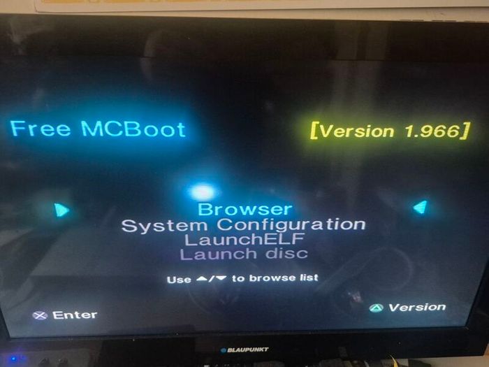 PS2 FreeMcBoot Modded Memory Card