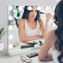Hollywood Vanity Mirror with Lights 50x42cm Large Lighted Makeup Mirror with 14 Dimmable LED Bulbs Touchscreen Control Cosmetic Tabletop Mirror for Bedroom Dressing Room (FREE POSTAGE) Image 2