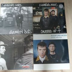 Sleaford Mods Vinyl lot plus Promo bag.