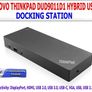 Lenovo Thinkpad DUD9011D1 Hybrid USB-C & USB-A Universal Docking Station/ Used Image 4