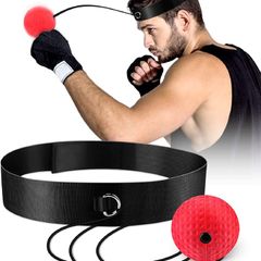 Upgraded Boxing Reflex Ball, Boxing Training Ball, Mma Speed Training Suitable for Adult/Kids Best Boxing Equipment for Training, Hand Eye Coordination and Fitness.