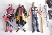 Three Action Figures Blaze P.R/Drift Fortnite/Thor