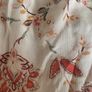 Floral short sleeve top plus size Image 5