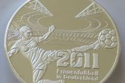 Football Germany 10 euro proof pattern coin 2011