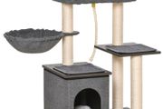 cat tree bed play activity