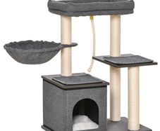 cat tree bed play activity