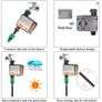 Garden Irrigation Watering Kits Timer Controller Irrigator System 2-in-1 Misting Sprinklers Drip Water Sets Image 4