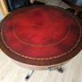 Regency-Style Mahogany Drum Table Image 2