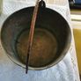 Very old antique pots 2 Brass / 1 copper Image 5