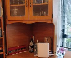 Corner display cabinet