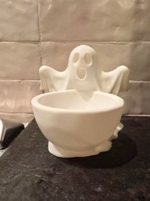Spooky ghost candy bowl - halloween