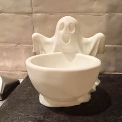 Spooky ghost candy bowl - halloween