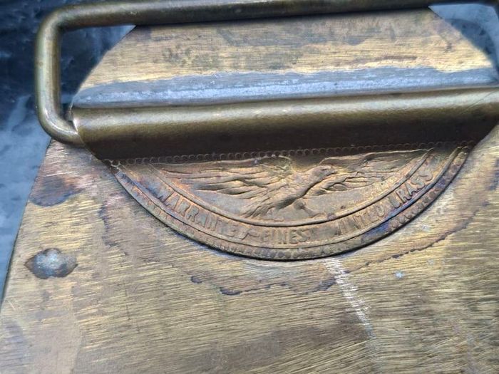 Vintage BUDWEISER Brass Belt Buckle