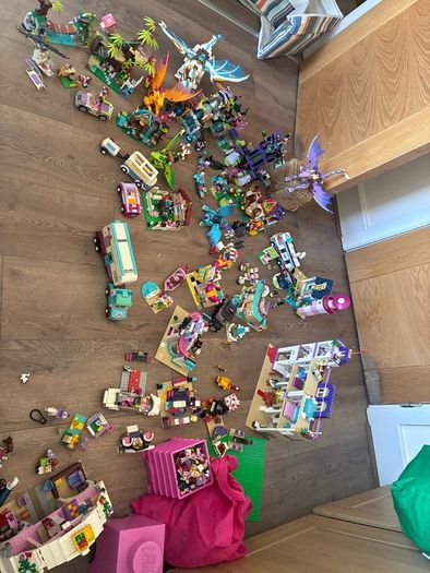 Huge LEGO Friends & Elves Collection Massive Bundle  Figures, Buildings, Dragons & Vehicles