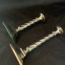 Mid century silver plated candlesticks Image 7
