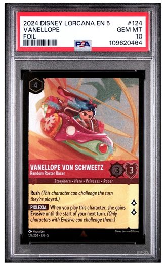 2024 Disney Lorcana En 5-shimmering Skies #124 Vanellope Foil