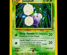 Jumpluff 7/111 Holo Rare Baby Neo Genesis WOTC Pokemon Card 2000