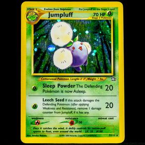 Jumpluff 7/111 Holo Rare Baby Neo Genesis WOTC Pokemon Card 2000