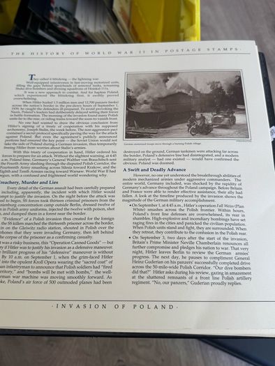 The History of World War II in post stamps